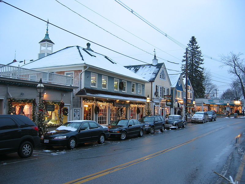 Downtown Kennebunkport, Maine.