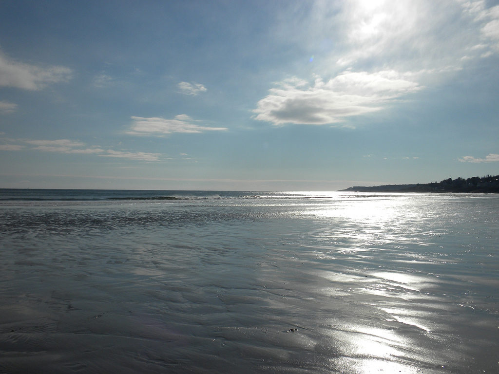 Ogunquit, Maine water views in the winter.