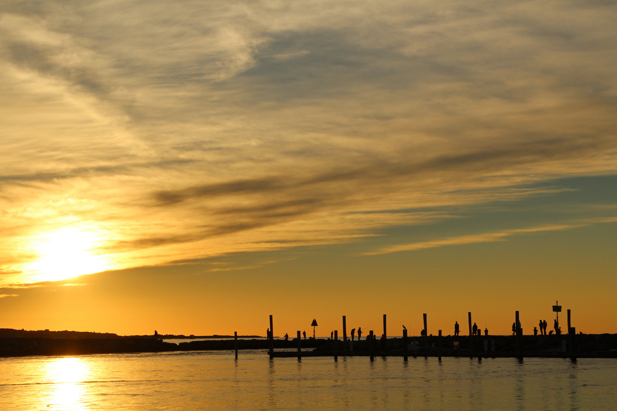 Sunset on Martha's Vineyard, during a last-minute New England getaway.