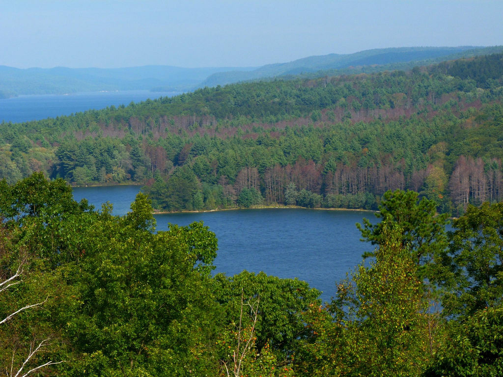The Quabbin Reservoir in Ware, Massachusetts.