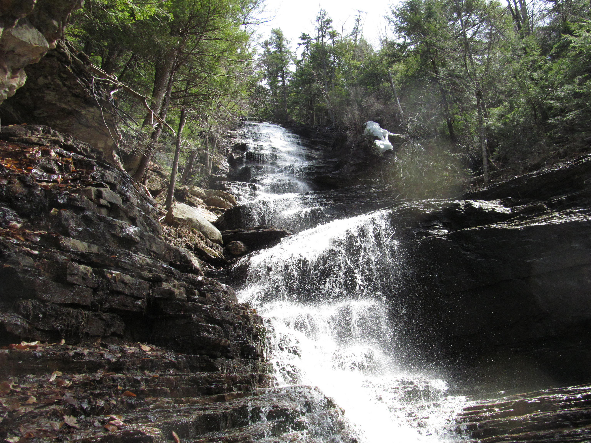 Lye Brook Falls is a lesser-known Vermont attraction.