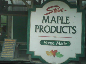 Stowe Maple, a Vermont attraction off the beaten path, sells the sweetest in Vermont maple syrup.
