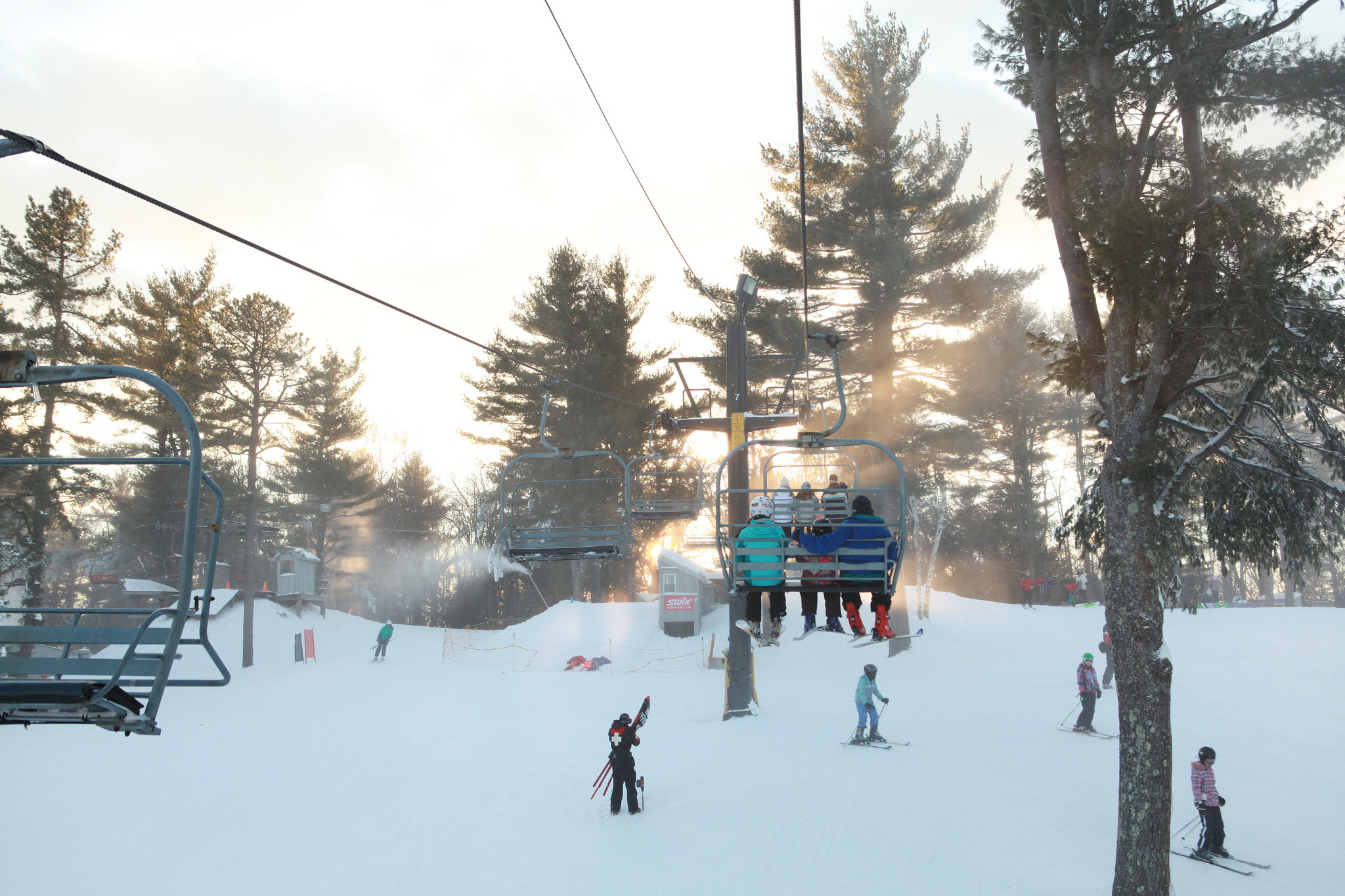 A family ski area in Massachusetts.