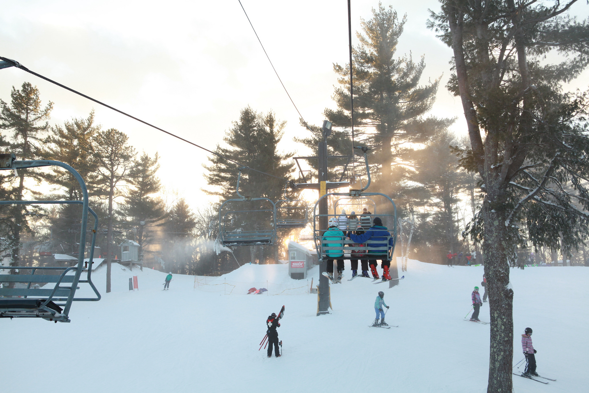 A family ski area in Massachusetts.
