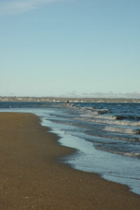 Conimicut Beach in Warwick, Rhode Island.