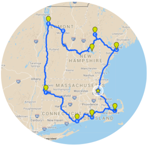 Intinerary- Grand Tour of New England